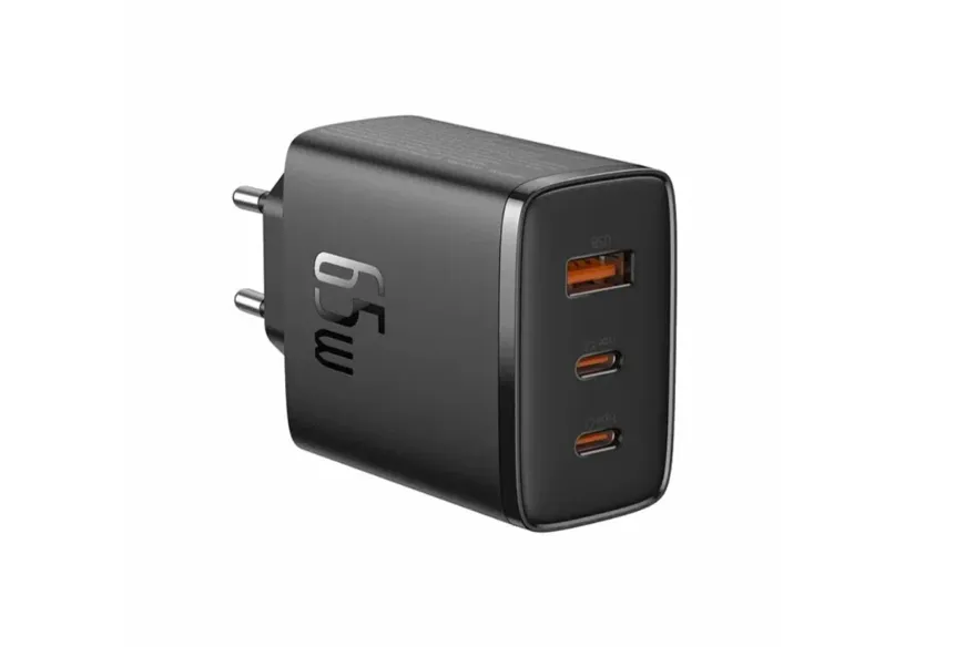 Сетевая зарядка BASEUS Cube Pro USB-C*2+A 65W Black/черный