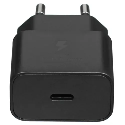 Сетевая зарядка SAMSUNG 25W Travel Adapter + Type-C cable Black EP-T2510 Черный