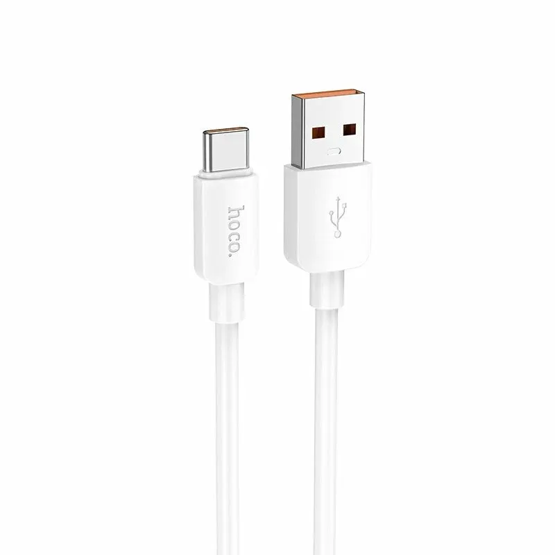 Кабель HOCO X96 USB 6.0A 100W для Type-C (White)