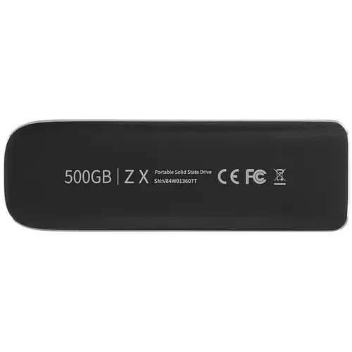 Внешний SSD накопитель NETAC SSD ZX10 1.8" USB-C 500GB (NT01ZX10-500G-32BK)