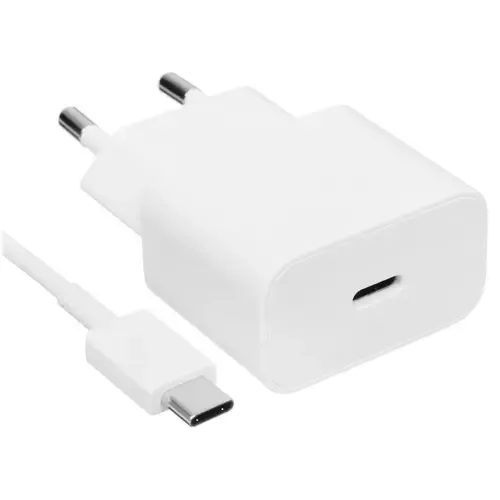 Сетевая зарядка SAMSUNG 25W Travel Adapter + Type-C cable Black EP-T2510