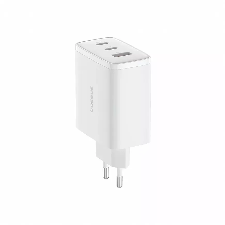 Сетевая зарядка BASEUS Cube Pro USB-C*2+A 65W White/белый