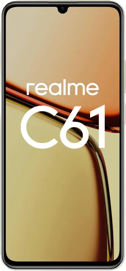 Смартфон REALME C61 6/128Gb NFC (sparkle gold)