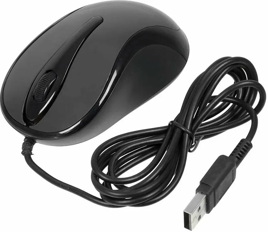 Мышь A4TECH N-500F black, USB