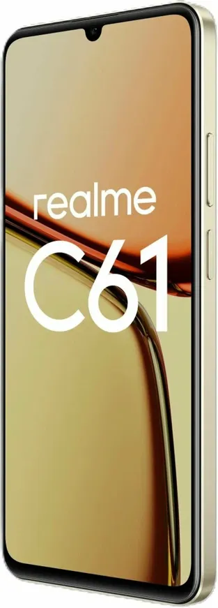 Смартфон REALME C61 8/256Gb NFC (sparkle gold)