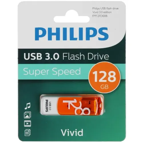 Флеш-драйв PHILIPS Vivid 128GB 3.0